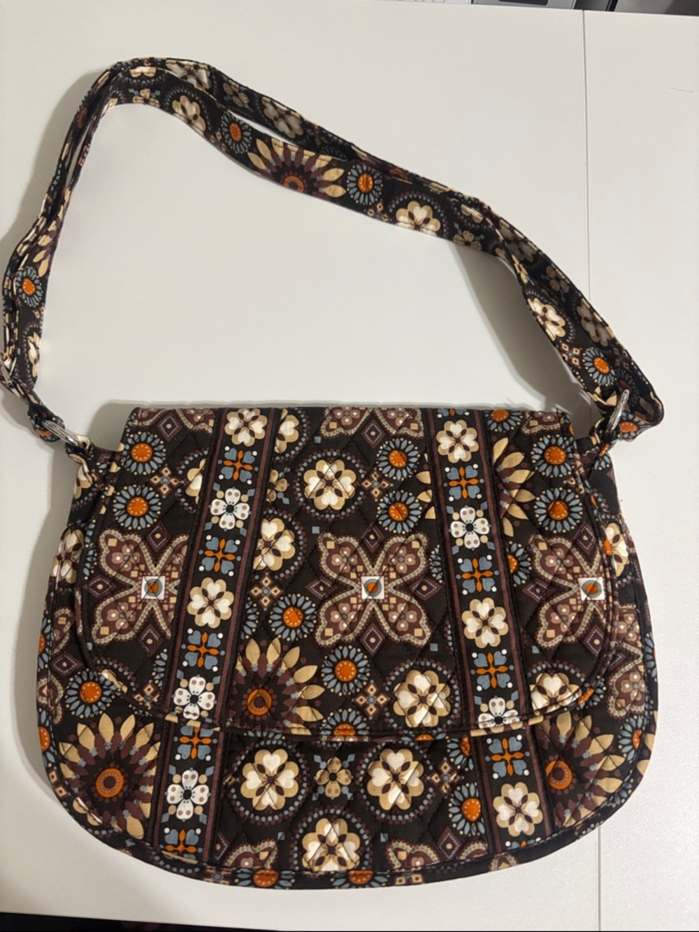 Vera Bradley Crossbody Bag in retired Canyon pattern